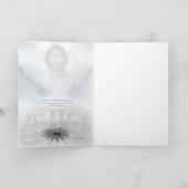 出生ロシアのアイコン付き正統クリスマスカード シーズンカード (内部)