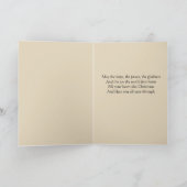 出生ヴァージンメアリー保持ベビーイエス シーズンカード (内部)