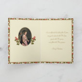 出生ヴァージンメリーイエズス司祭のためのクリスマス シーズンカード (内部)