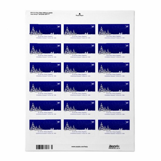 出生住所 シール (フルシート)