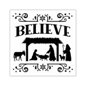 出生信じのクリスマス ラバースタンプ (インプリント)