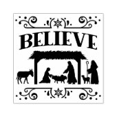 出生信じクリスマスインク ラバースタンプ (インプリント)