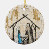 出生円オーナメント セラミックオーナメント (正面)