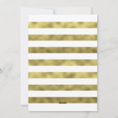 出生写真クリスマスカード、ジョイゴールドフォイル シーズンカード (裏面)