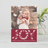 出生写真クリスマスカード、JOYクリスチャンカード シーズンカード (スタンド正面)