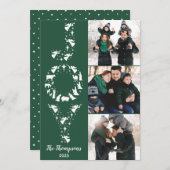 出生写真クリスマスカード、JOYクリスチャン シーズンカード (正面/裏面)