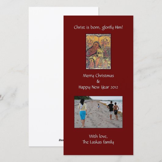 出生写真 シーズンカード (正面/裏面)