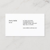 出生前の出産のドゥラロゴ 名刺 (裏面)