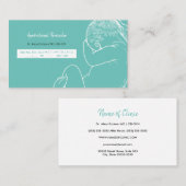 出生前の訪問点検シンプルベビーOB 予約カード (正面/裏面)