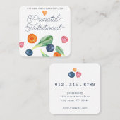 出生前栄養士ベギスフルーツスクエアブシン スクエア名刺 (正面/裏面)