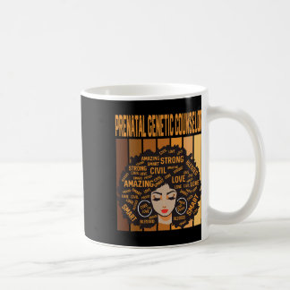 出生前遺伝カウンセラー 黒人の歴史月間 Pride コーヒーマグカップ