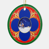 出生及びドン・キホーテファンタジー-セルバンデス著… セラミックオーナメント (左)