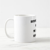 出生地の地球のマグ コーヒーマグカップ (左)