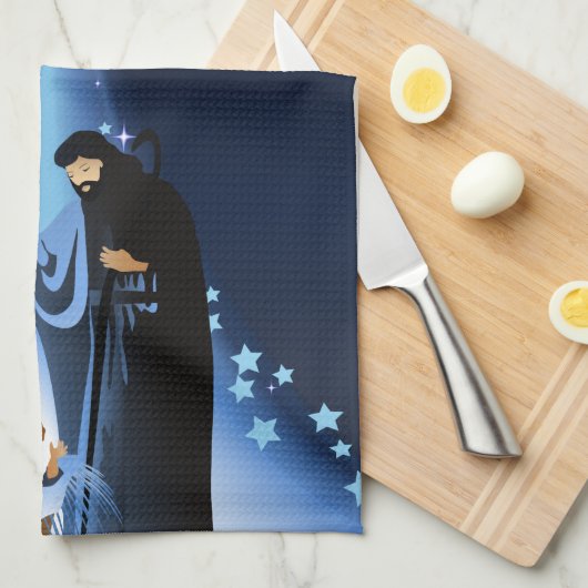 出生場面 キッチンタオル (四つ折り)