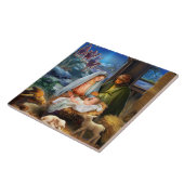 出生場面 タイル (側面)