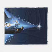 出生場 フリースブランケット (正面(横))