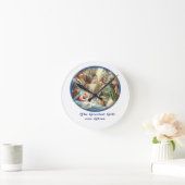 出生場 ラウンド壁時計 (ホーム)