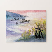 出生季節のごあいさつジグソーパズル ジグソーパズル (横)