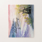 出生季節のごあいさつジグソーパズル ジグソーパズル (縦)