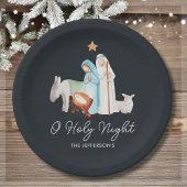 出生宗教クリスマス ペーパープレート