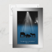 、出生宗教、クリスマス星、郵便はがき シーズンポストカード (正面/裏面)