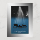 、出生宗教、クリスマス星、郵便はがき シーズンポストカード (正面)