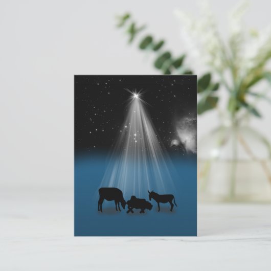 、出生宗教、クリスマス星、郵便はがき シーズンポストカード (スタンド正面)