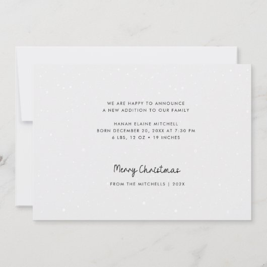 出生届メリー出カードが多い 案内状 (裏面)