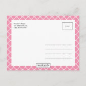 出生届モダン出に出る 案内ポストカード (裏面)