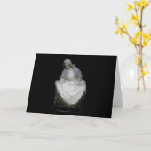 出生折りグリーティングカード カード (黄色い花)