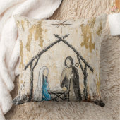 出生枕20x20 クッション (ブランケット)