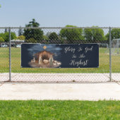 出生栄光の神へのクリスマスクリスチャーチ 横断幕 (インサイチュ)