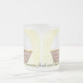 出生水彩画 フロストグラスマグカップ (中央)