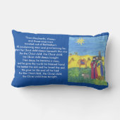 出生物語詩の前、出生のシーン背面 ランバークッション (裏面)