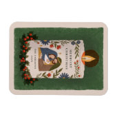 出生素朴クリスチャン・クリスマス マグネット (横)