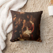 出生羊飼い1668 クッション (ブランケット)