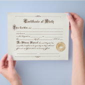 出生証明書 チラシ (手)