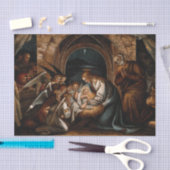 出生誕生のイエスキリスト天使の母マリア 薄葉紙 (クラフト)