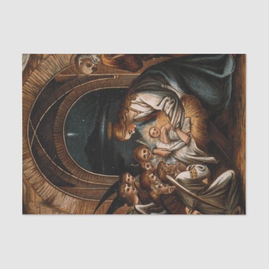 出生誕生のイエスキリスト天使の母マリア 薄葉紙 (正面)