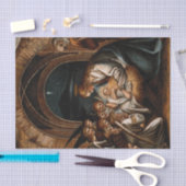 出生誕生のイエスキリスト天使の母マリア 薄葉紙 (クラフト)