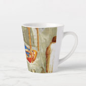 出生誕生のイエス カフェラテマグ (右)