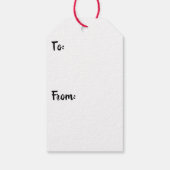 出生誕生のイエス ギフトタグ (裏面)