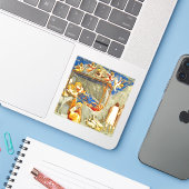 出生誕生のイエス シール (ノートパソコンとiPhone)