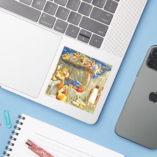 出生誕生のイエス シール (ノートパソコンとiPhone)