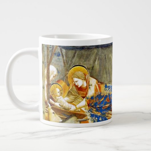 出生誕生のイエス ジャンボコーヒーマグカップ (左)
