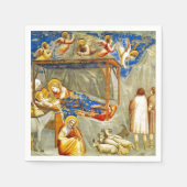 出生誕生のイエス スタンダードカクテルナプキン (正面)