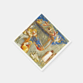 出生誕生のイエス スタンダードカクテルナプキン (角)