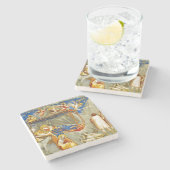 出生誕生のイエス ストーンコースター (横)