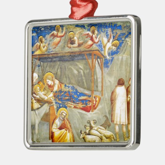 出生誕生のイエス メタルオーナメント (左)