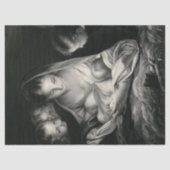 出生誕生オブイエスキリスト天使ヴァージンメアリー 薄葉紙 (正面)